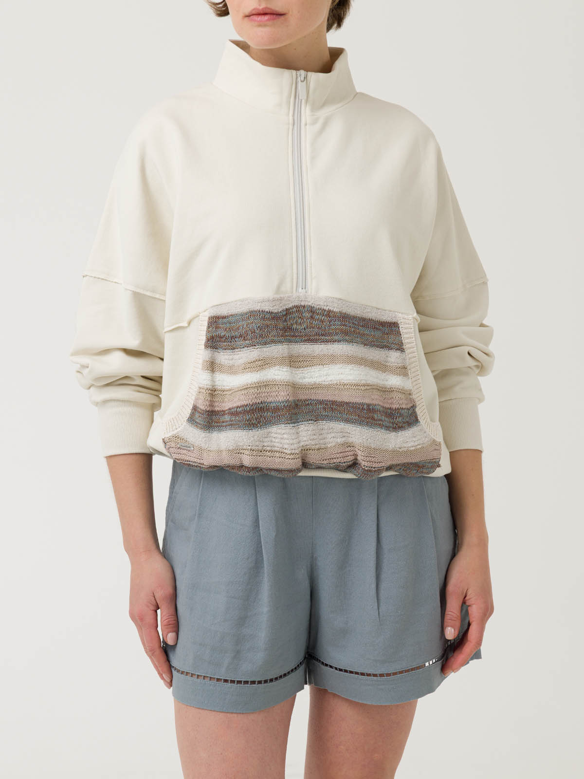 POLERÓN ALGODÓN ORGÁNICO MUJER BORO BEIGE ROCKFORD - 5