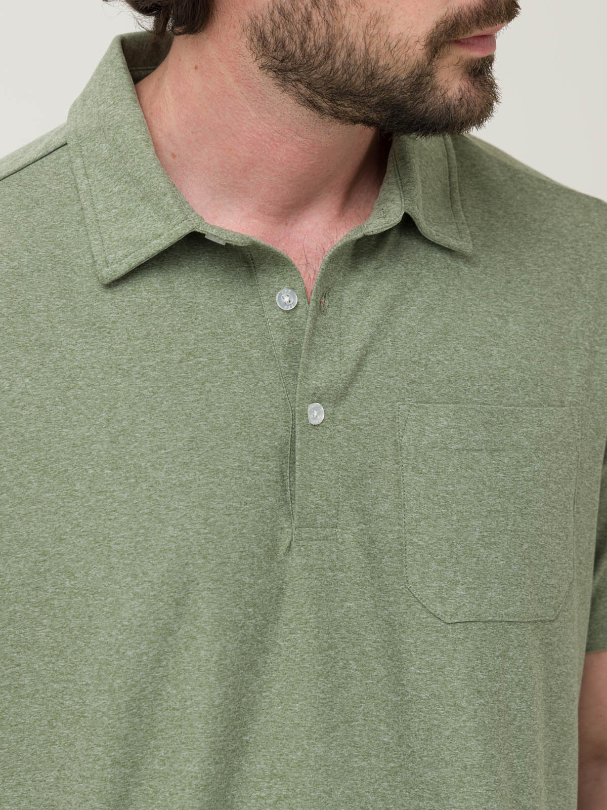 POLERA FIBRAS RECICLADAS HOMBRE TRENTO VERDE ROCKFORD - 4