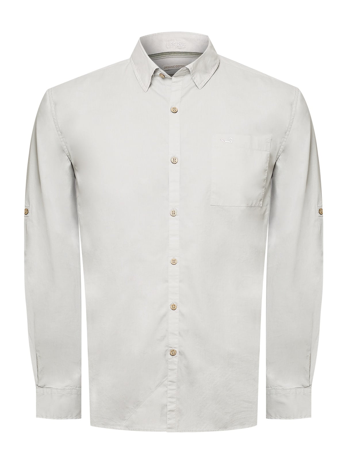 CAMISA ALGODÓN ORGÁNICO HOMBRE GALITON GRIS ROCKFORD - 1