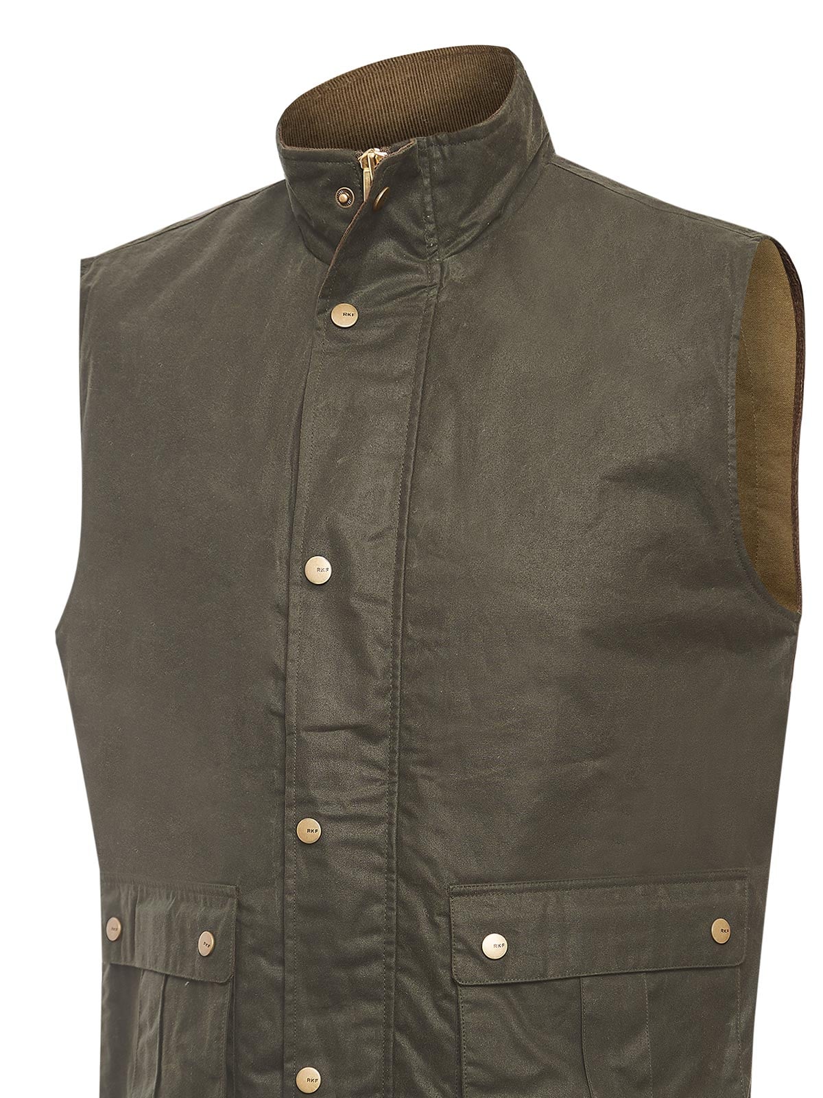 CHAQUETA ALGODÓN ENCERADO HOMBRE WAX VERDE ROCKFORD - 4
