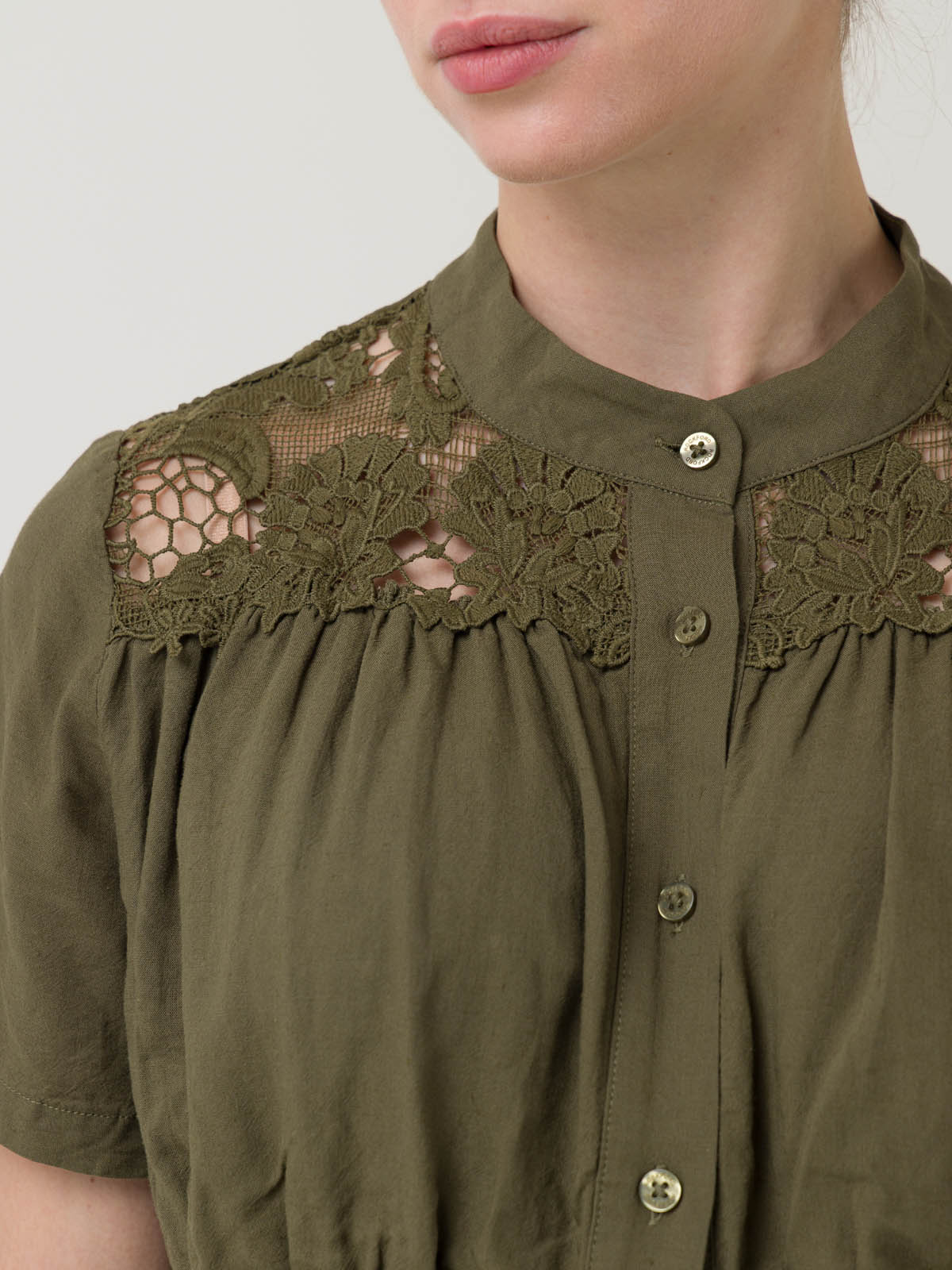 VESTIDO LINO ORGÁNICO MUJER GENEVA VERDE ROCKFORD - 7