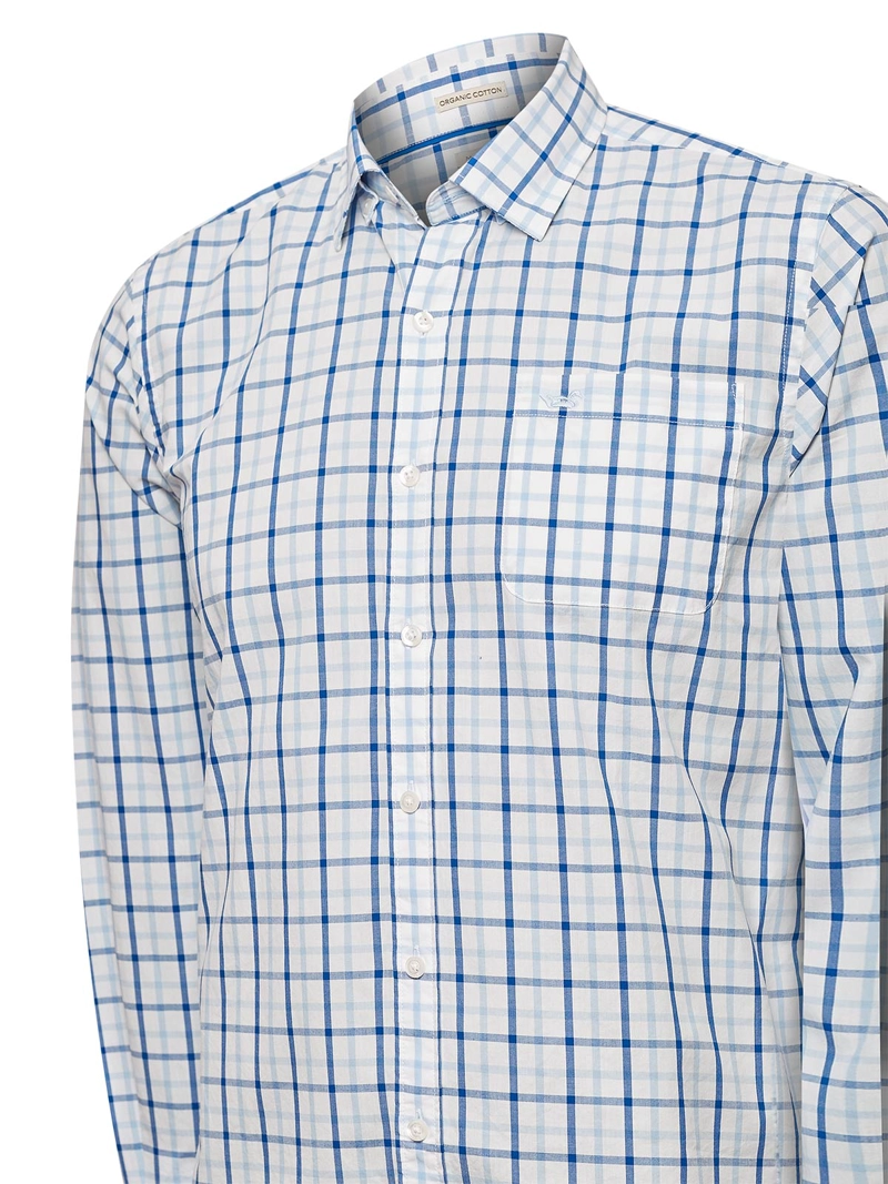CAMISA ALGODON ORG HOMBRE LIGHTER CELESTE ROCKFORD - 4