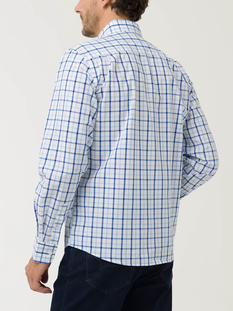 CAMISA ALGODON ORG HOMBRE LIGHTER CELESTE ROCKFORD - 7