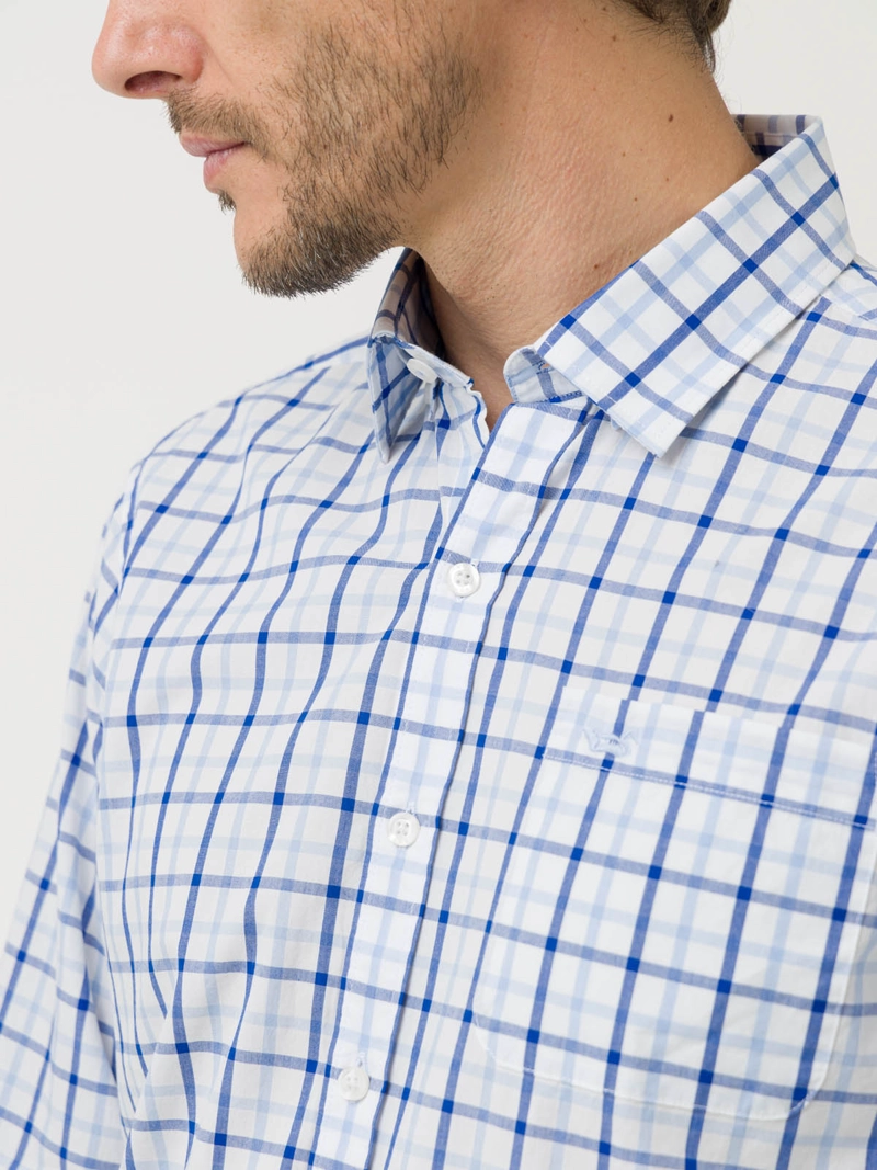 CAMISA ALGODON ORG HOMBRE LIGHTER CELESTE ROCKFORD - 8