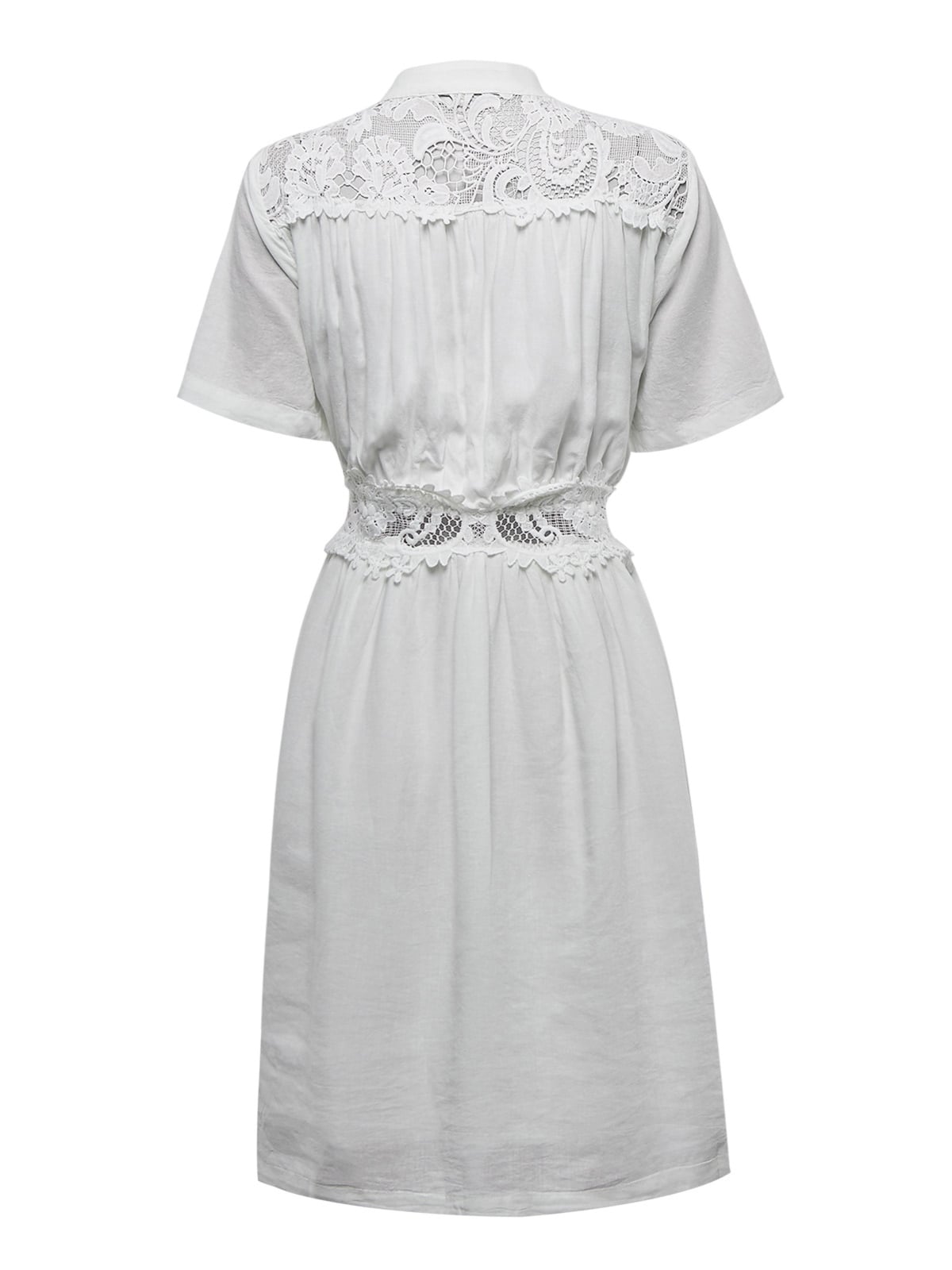 VESTIDO LINO ORGÁNICO MUJER GENEVA EN COLOR BLANCO ROCKFORD - 2