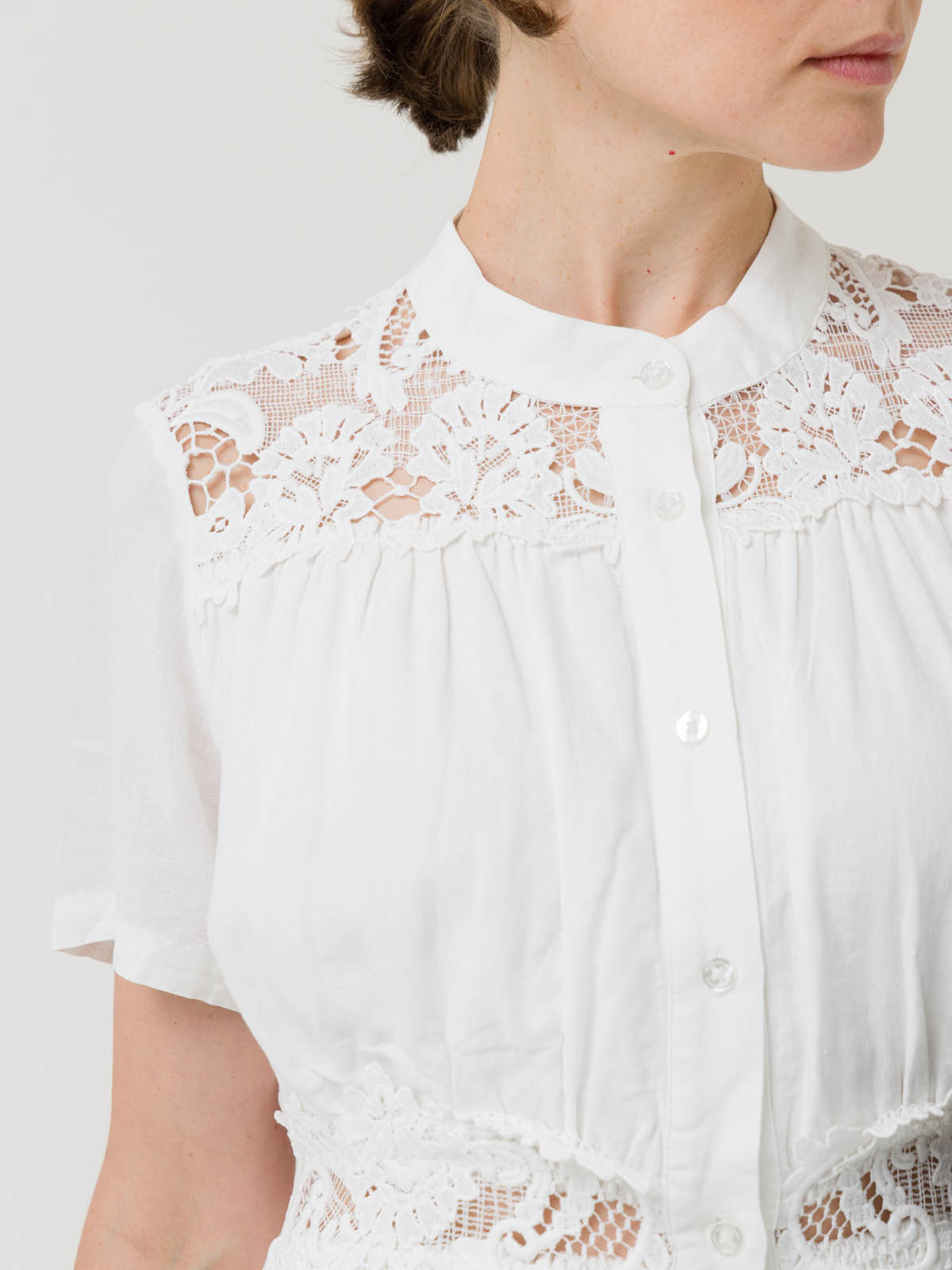VESTIDO LINO ORGÁNICO MUJER GENEVA EN COLOR BLANCO ROCKFORD - 7