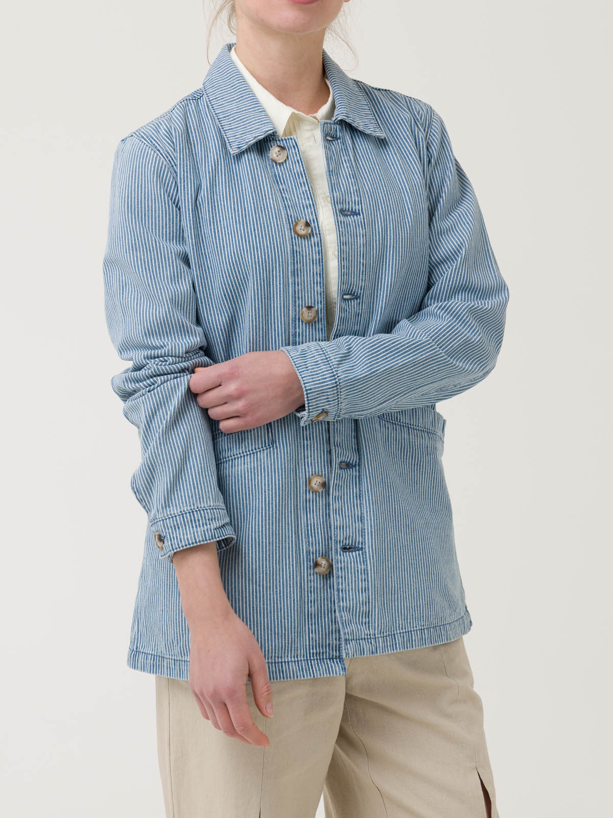 CHAQUETA ALGODÓN MUJER ZANZIBAR AZUL ROCKFORD - 5