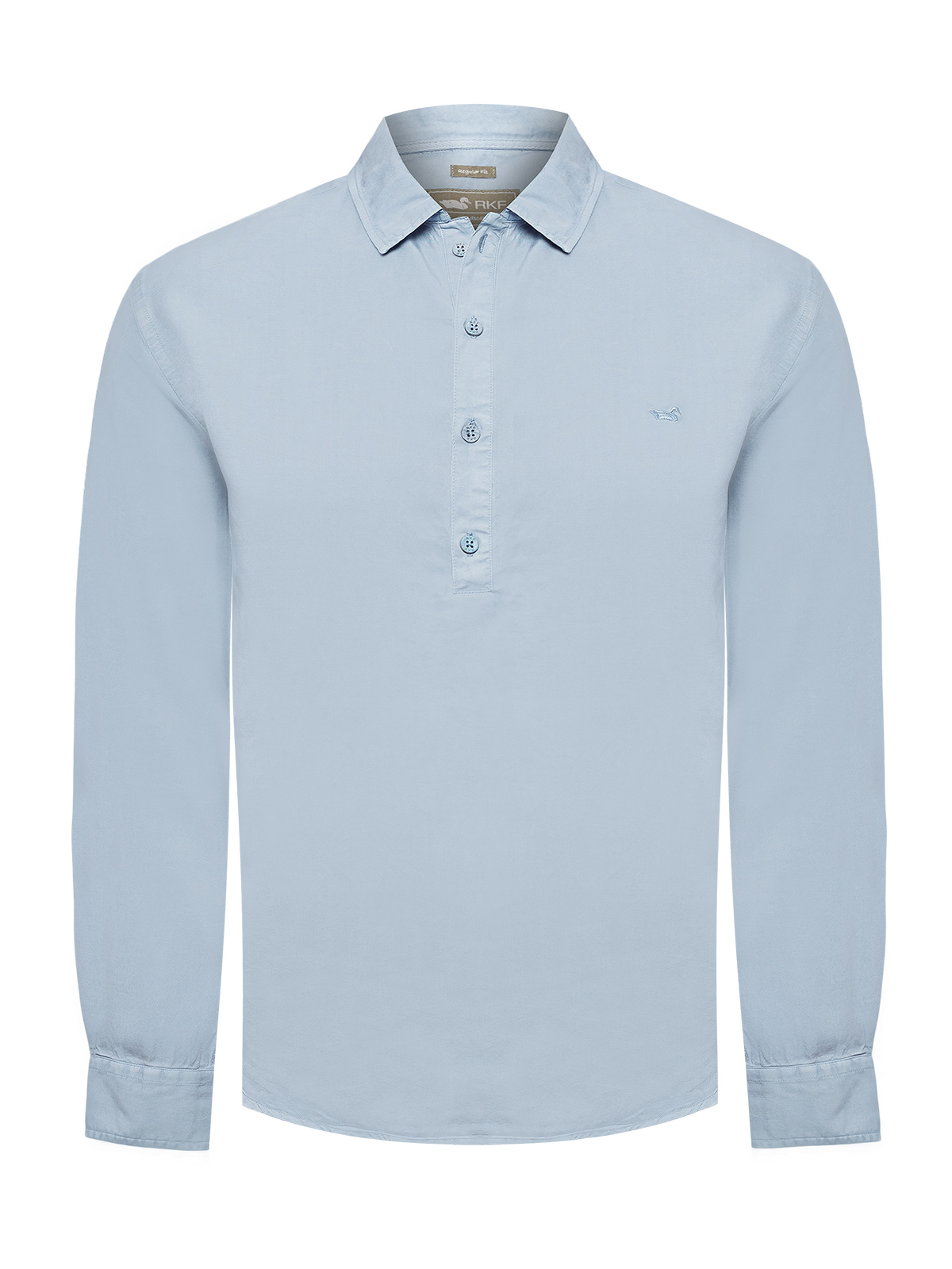 CAMISA TENCEL HOMBRE TENCELHALF AZUL ROCKFORD - 1
