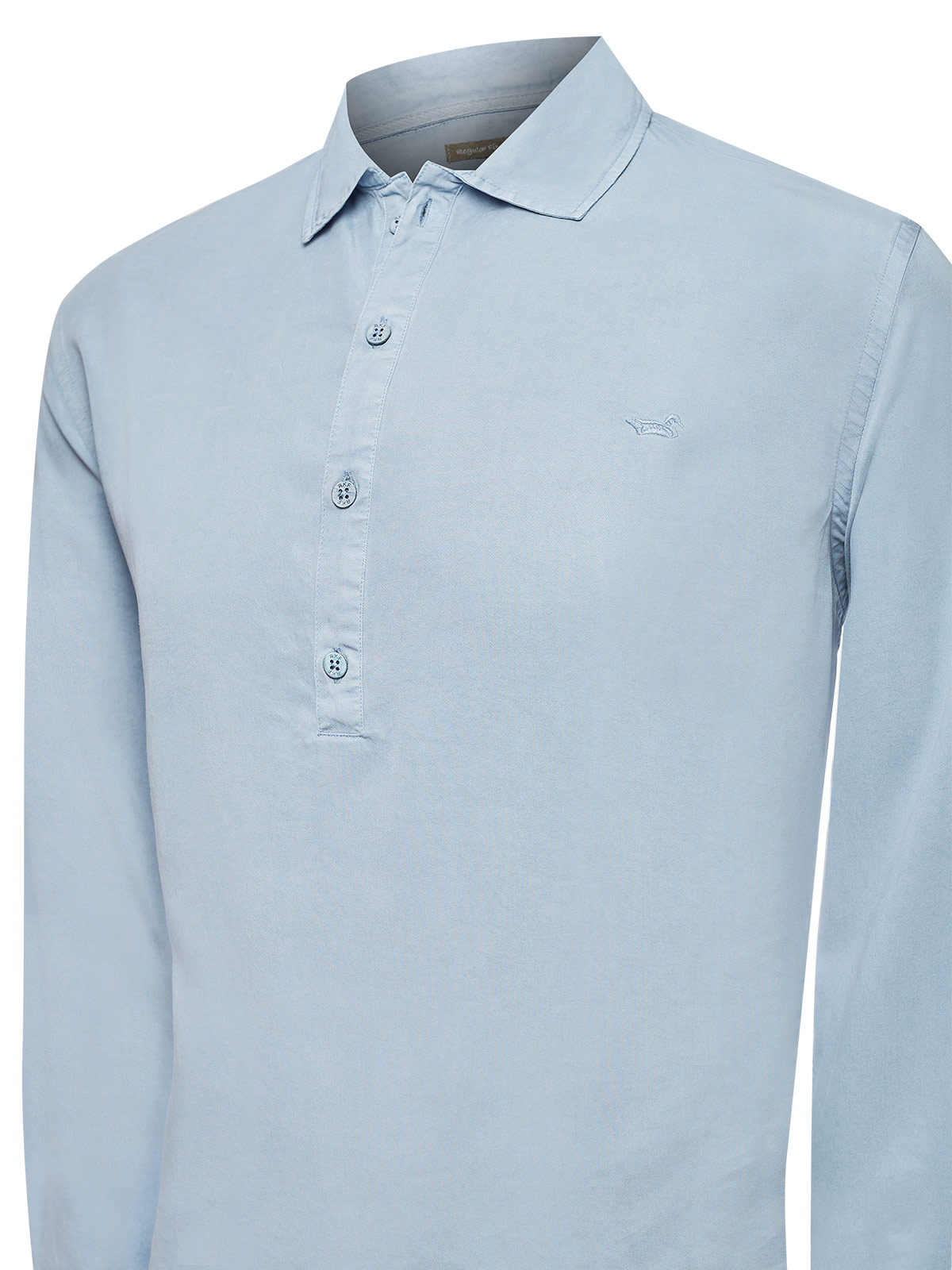 CAMISA TENCEL HOMBRE TENCELHALF AZUL ROCKFORD - 4