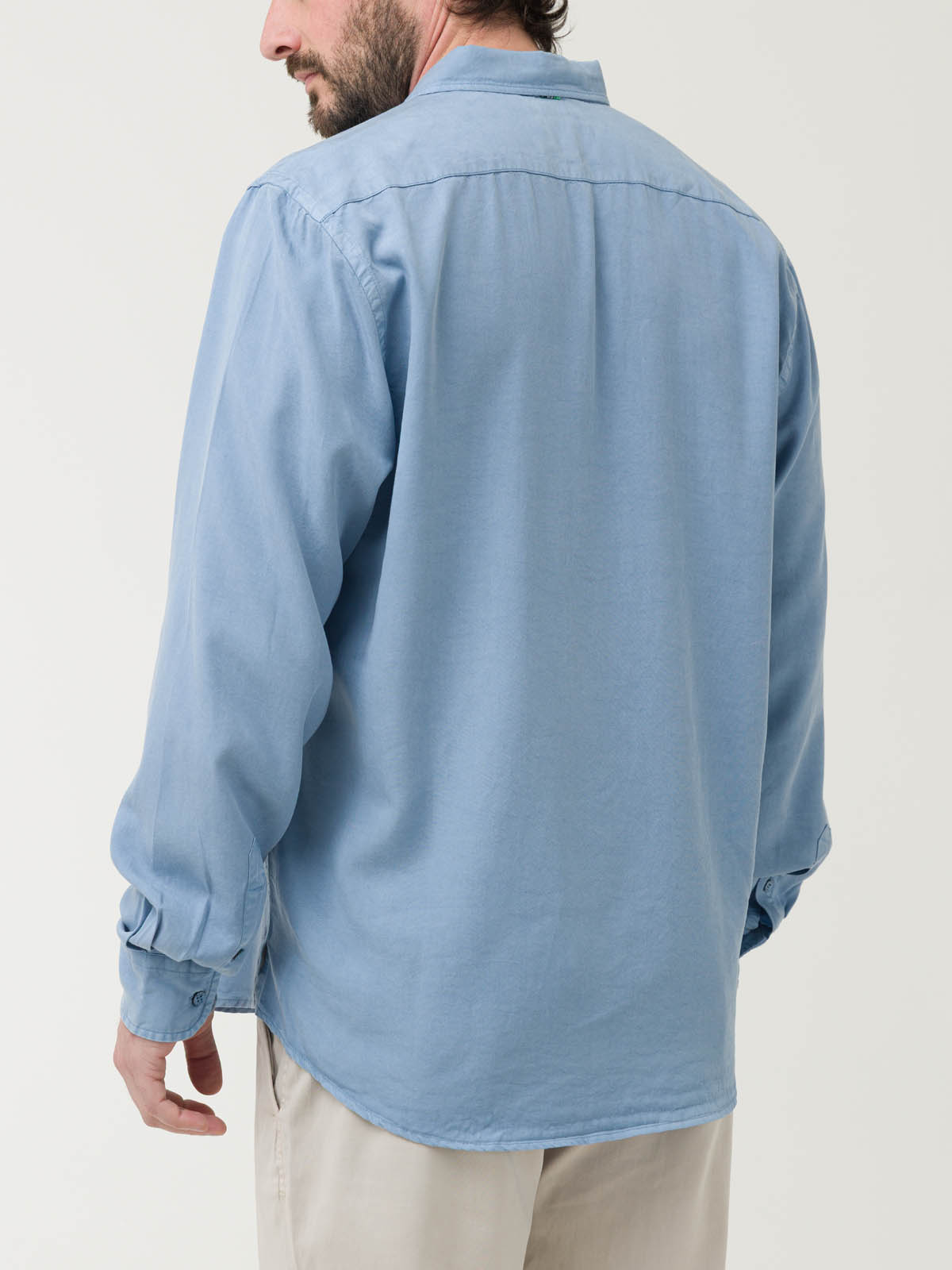 CAMISA TENCEL HOMBRE TENCELHALF AZUL ROCKFORD - 7
