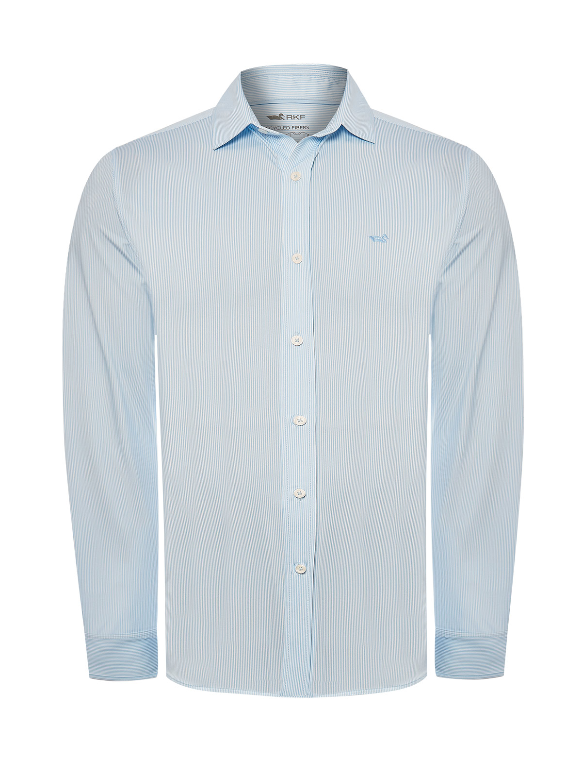 CAMISA FIBRAS RECICLADAS HOMBRE SPORTS AZUL ROCKFORD - 1