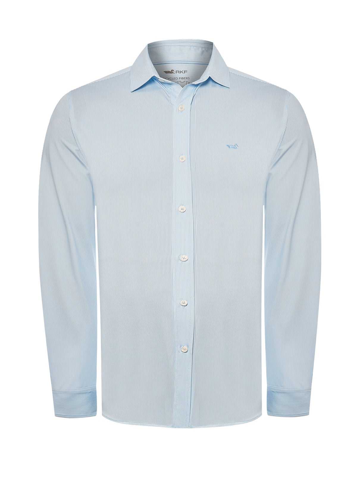 CAMISA FIBRAS RECICLADAS HOMBRE SPORTS AZUL ROCKFORD - 1