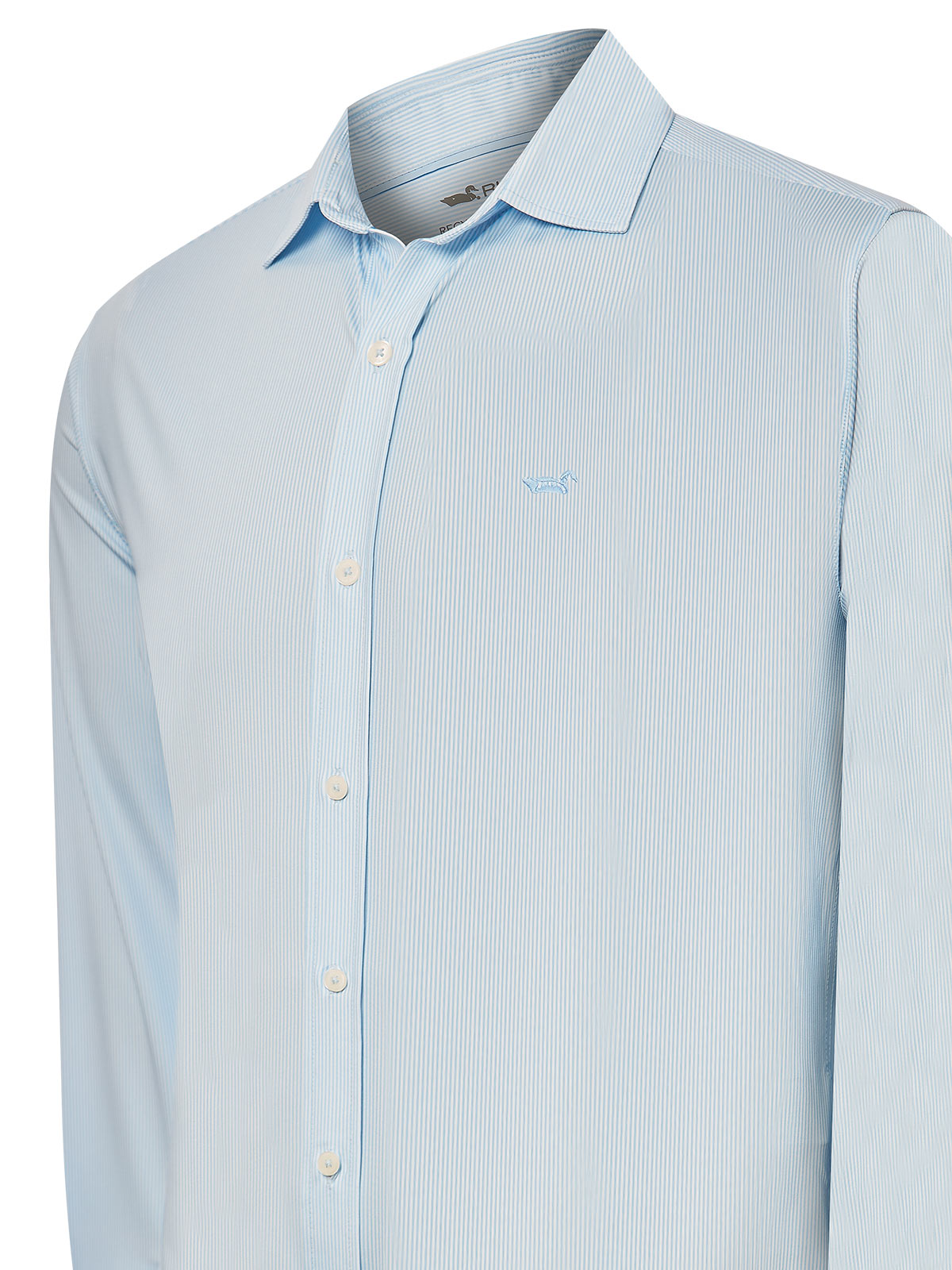 CAMISA FIBRAS RECICLADAS HOMBRE SPORTS AZUL ROCKFORD - 4