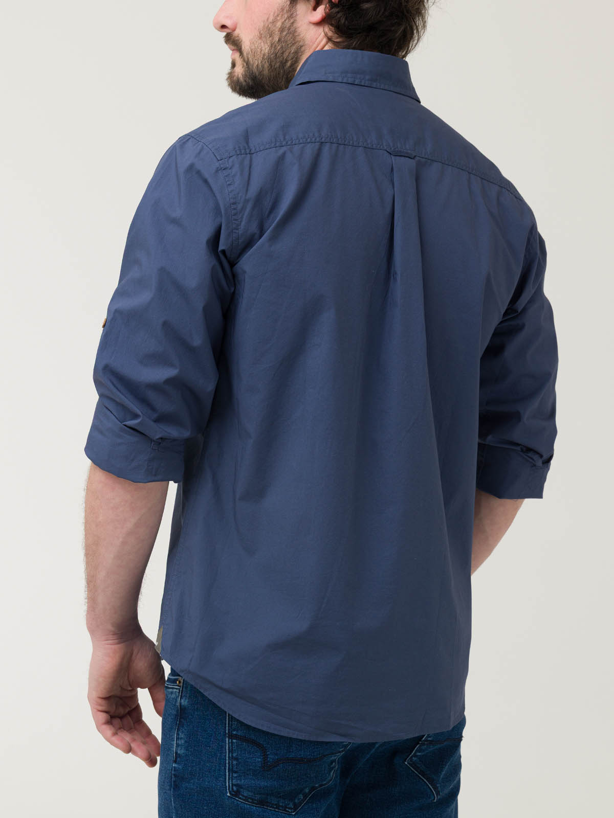 CAMISA ALGODÓN ORGÁNICO HOMBRE GALITON AZUL ROCKFORD - 6