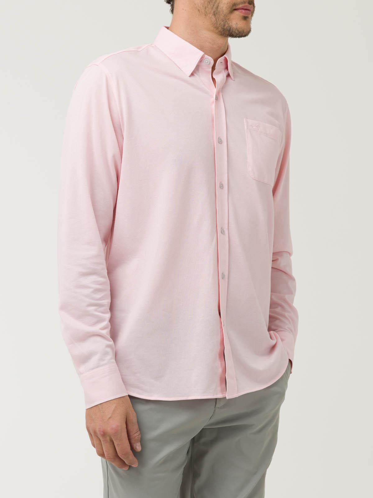CAMISA ALGODÓN SUPIMA® HOMBRE JERSEY ROSADO ROCKFORD - 5