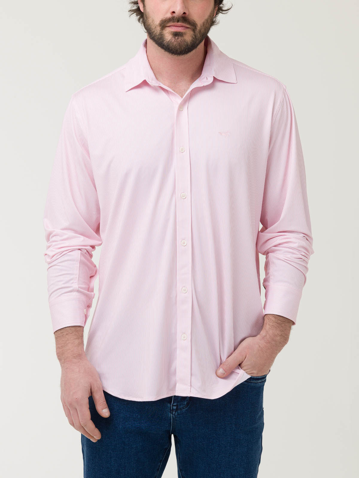 CAMISA FIBRAS RECICLADAS HOMBRE SPORTS NARANJO ROCKFORD - 5