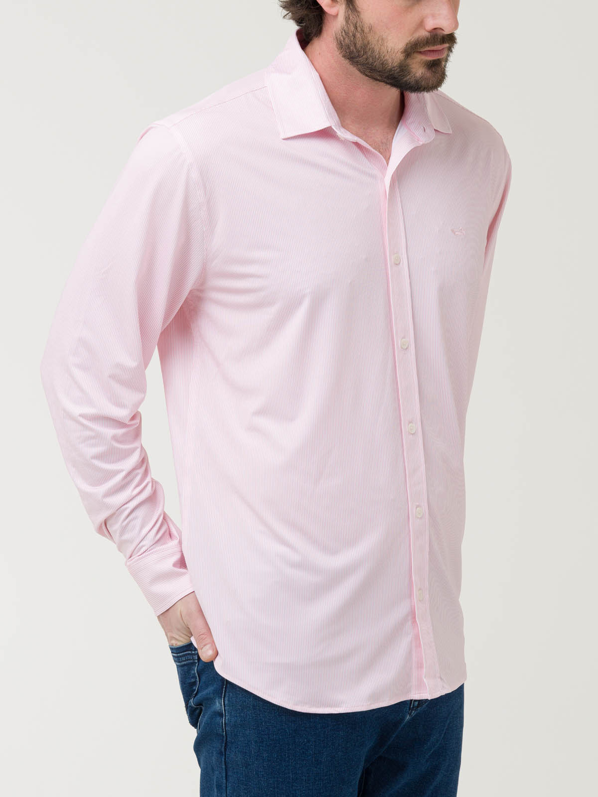 CAMISA FIBRAS RECICLADAS HOMBRE SPORTS NARANJO ROCKFORD - 6