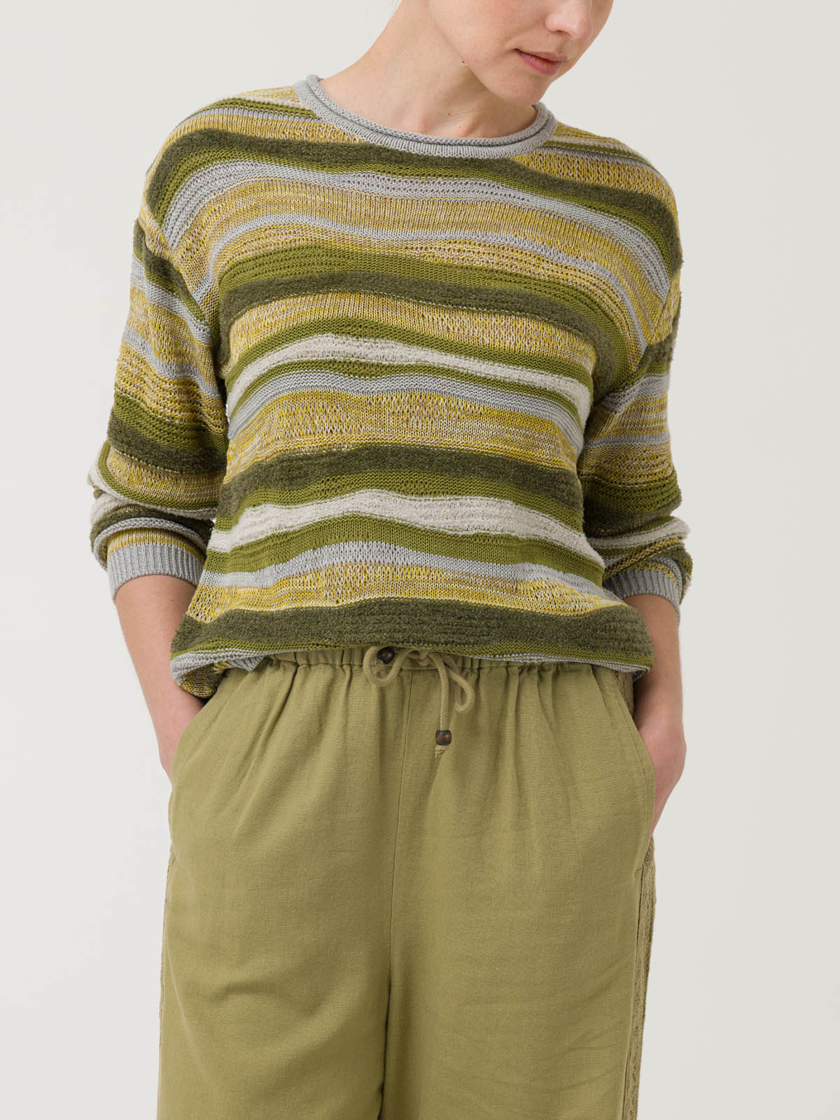 SWEATER ALGODÓN MUJER SAMBA VERDE OSCURO ROCKFORD - 5