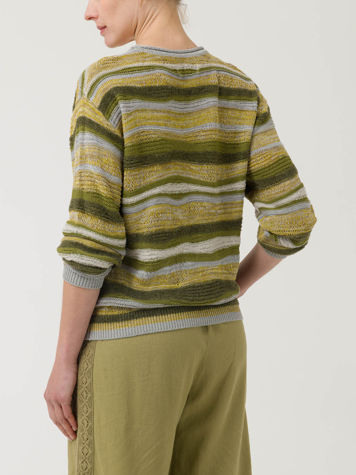 SWEATER ALGODÓN MUJER SAMBA VERDE OSCURO ROCKFORD - 6