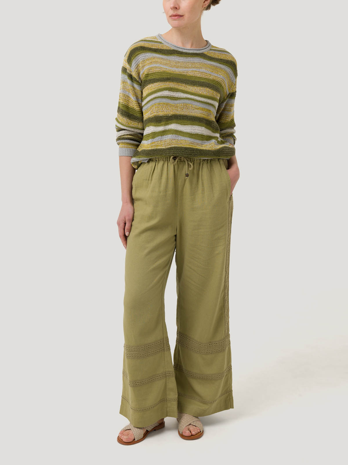SWEATER ALGODÓN MUJER SAMBA VERDE OSCURO ROCKFORD - 8