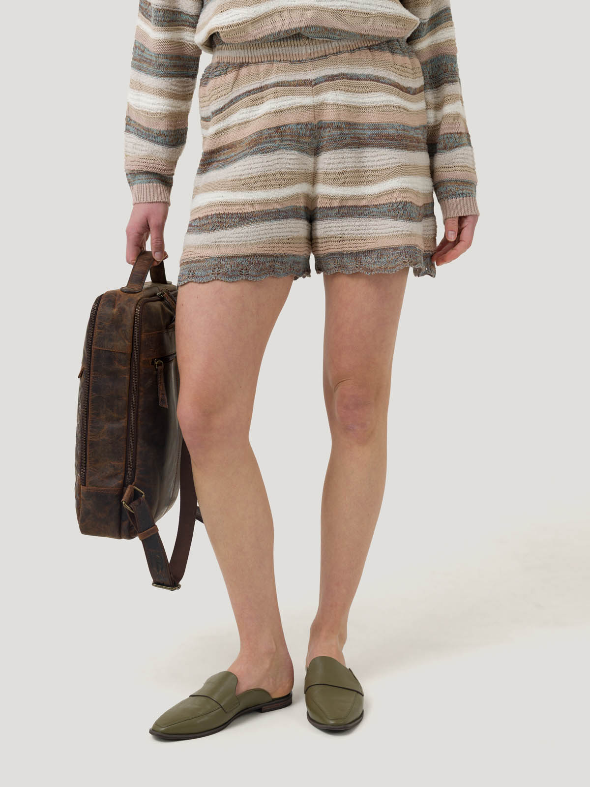 SHORT ALGODÓN ORGÁNICO MUJER ROBIE VERDE ROCKFORD - 4