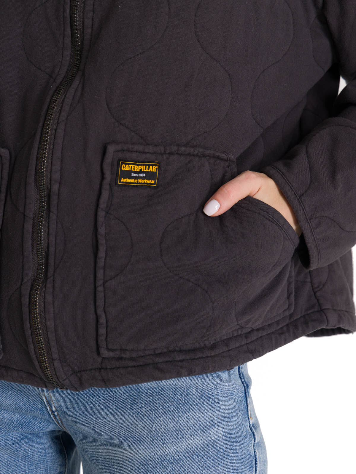 CHAQUETA MUJER COZY QUILTED OVERSIZED AZUL CAT - 6