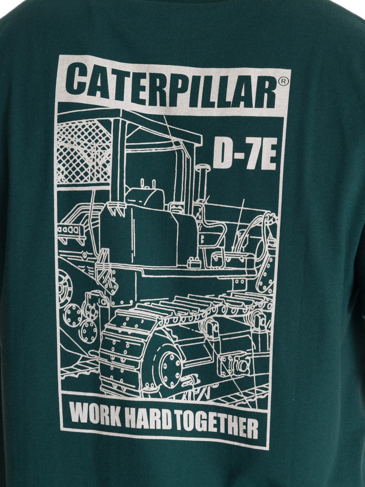 POLERA MANGA CORTA HOMBRE HERITAGE DISEÑO PETROLEO CAT - 6
