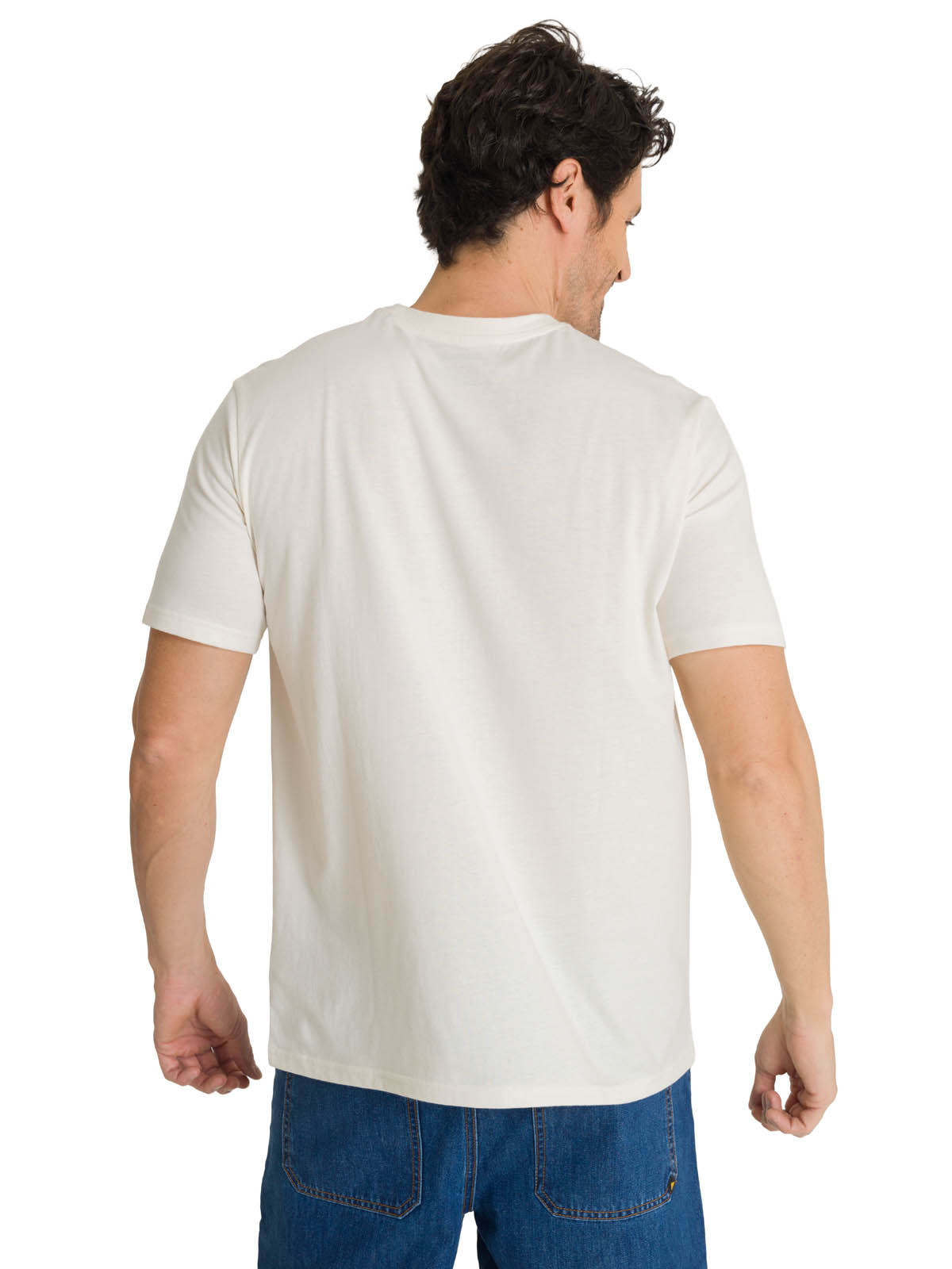POLERA MANGA CORTA HOMBRE HERITAGE POWER FOR CREMA CAT - 4
