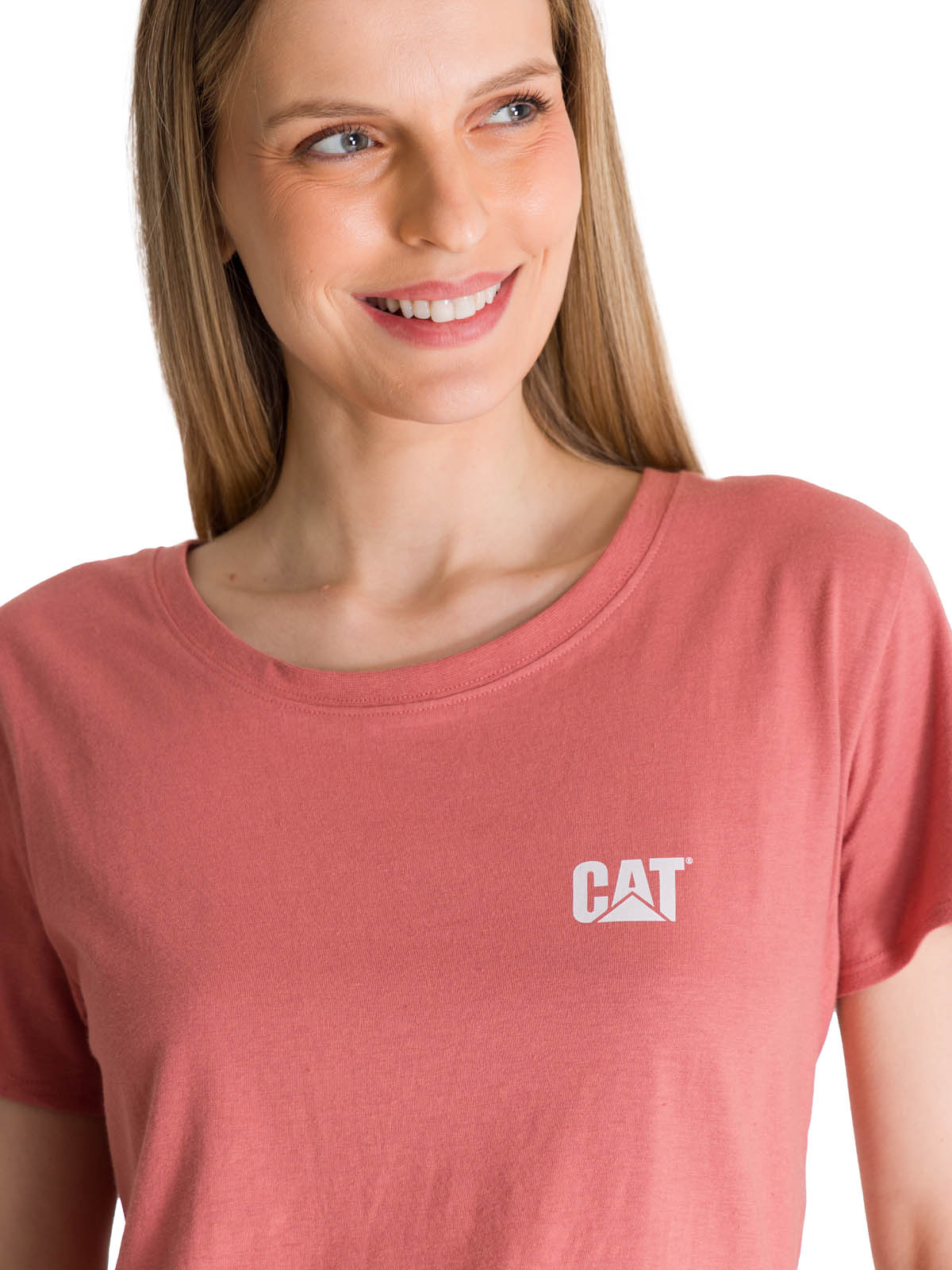 POLERA MANGA CORTA MUJER LOGO TERRACOTA CAT - 6