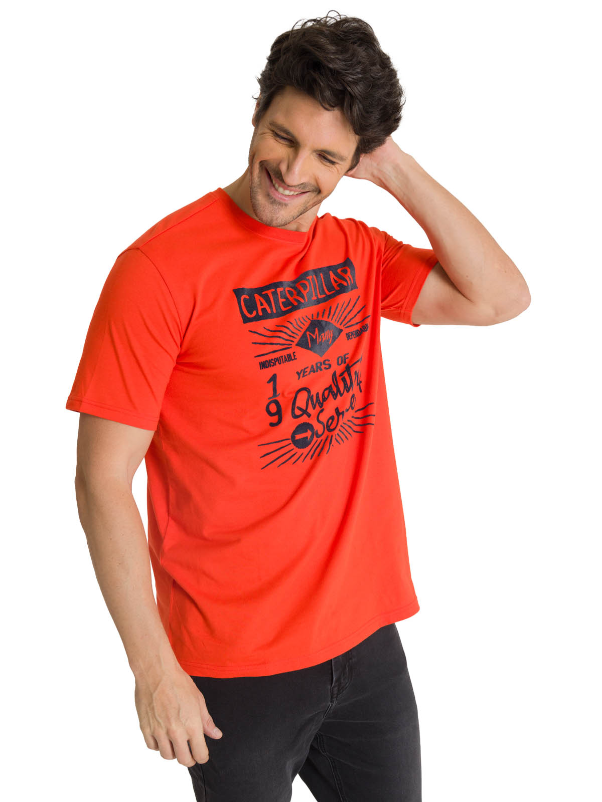POLERA MANGA CORTA HOMBRE HERITAGE 1904 ROJO CAT - 2
