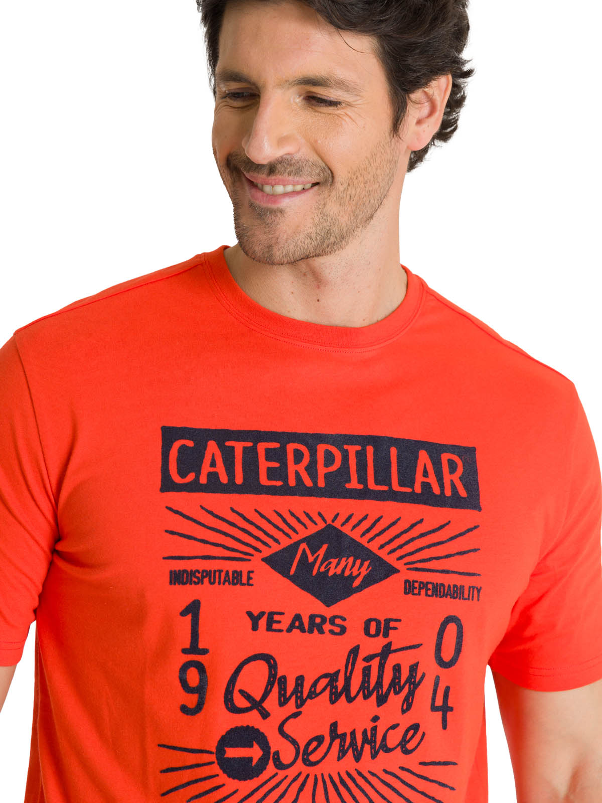 POLERA MANGA CORTA HOMBRE HERITAGE 1904 ROJO CAT - 5