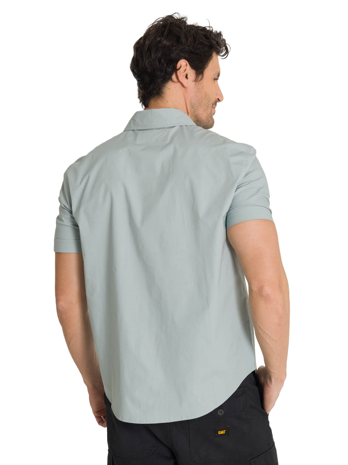 CAMISA MANGA CORTA HOMBRE UTILITY AZUL CAT - 4