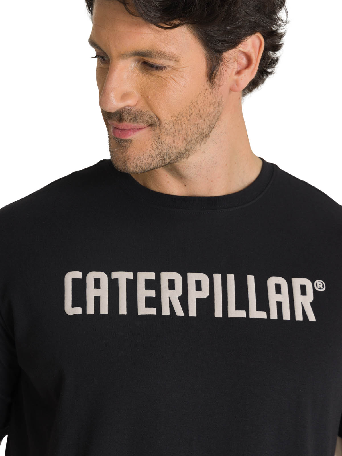 POLERA MANGA CORTA HOMBRE CATERPILLAR PUFF NEGRO CAT - 5