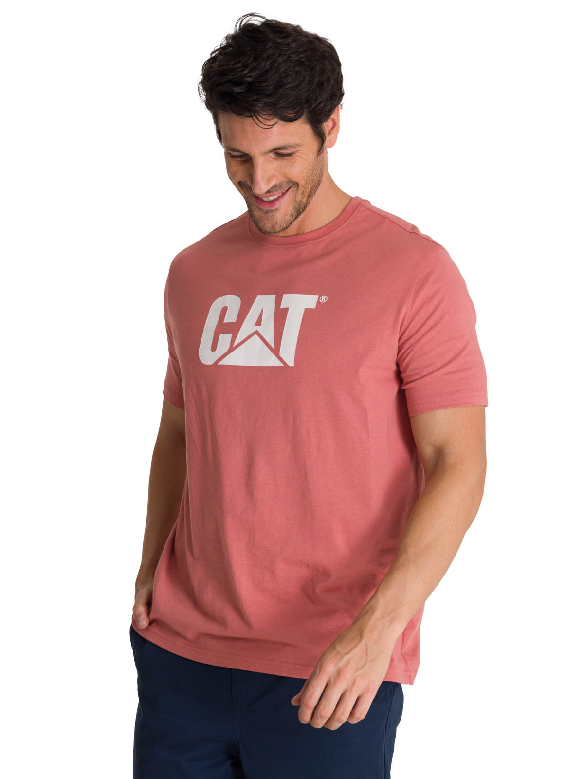 POLERA MANGA CORTA HOMBRE LOGO TERRACOTA CAT - 2
