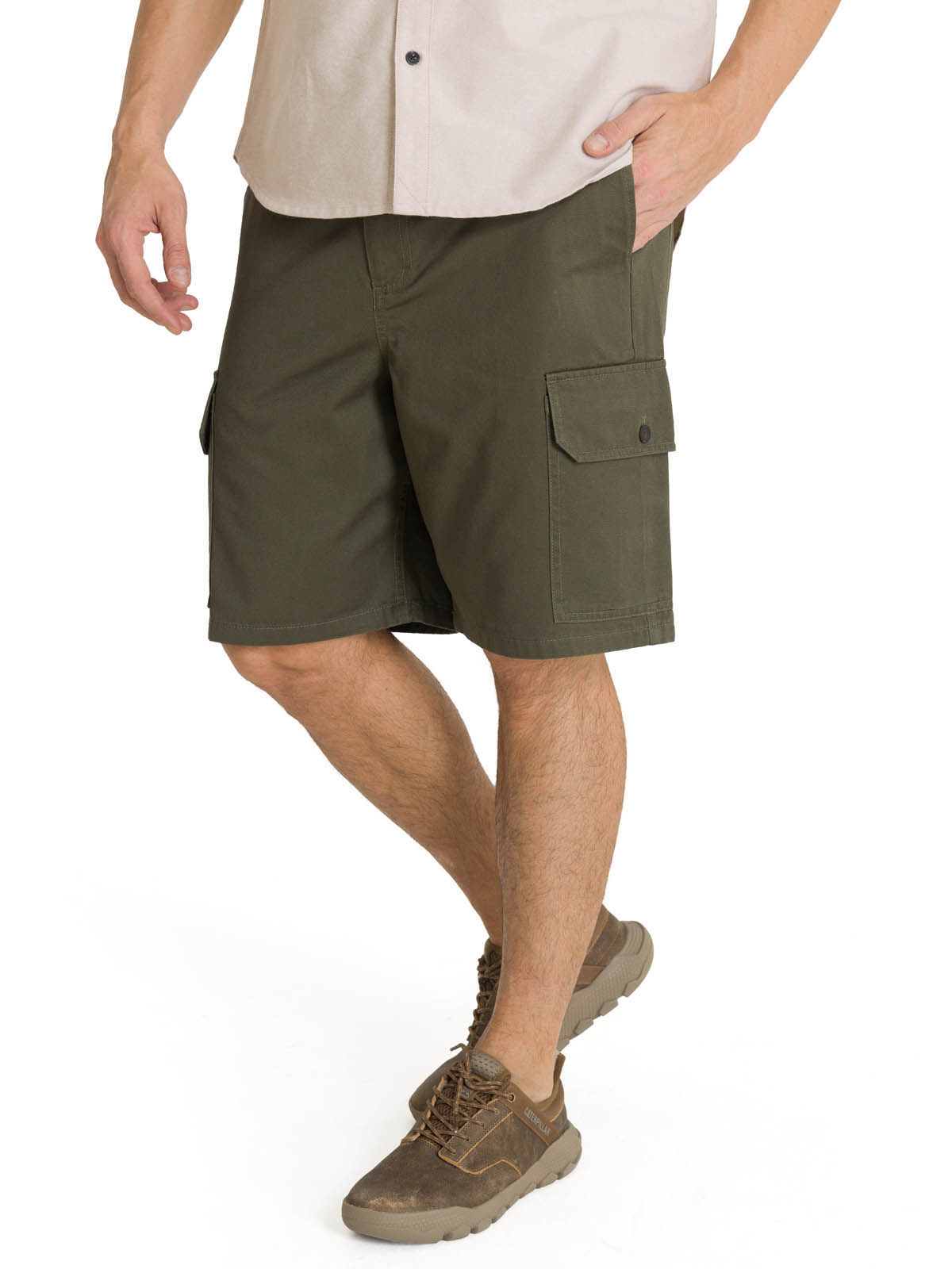 SHORT HOMBRE CARGO VERDE OLIVA CAT - 1