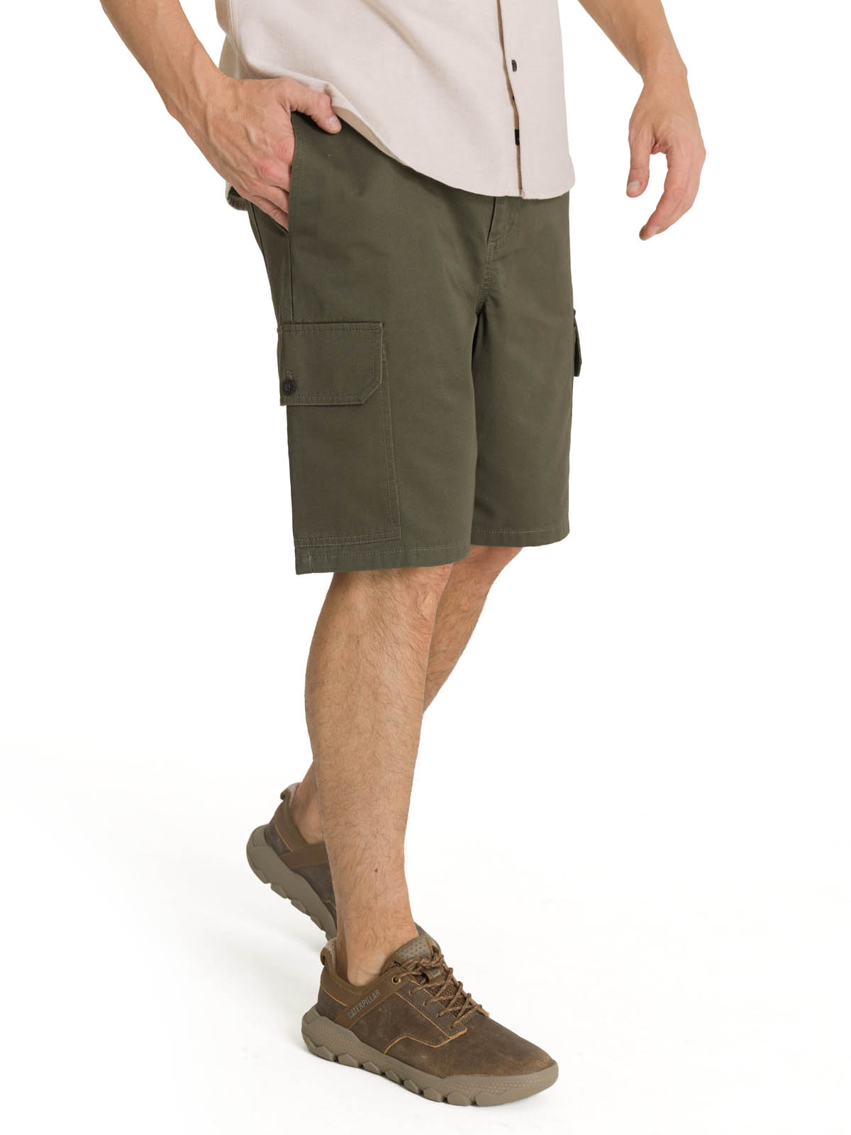 SHORT HOMBRE CARGO VERDE OLIVA CAT - 2