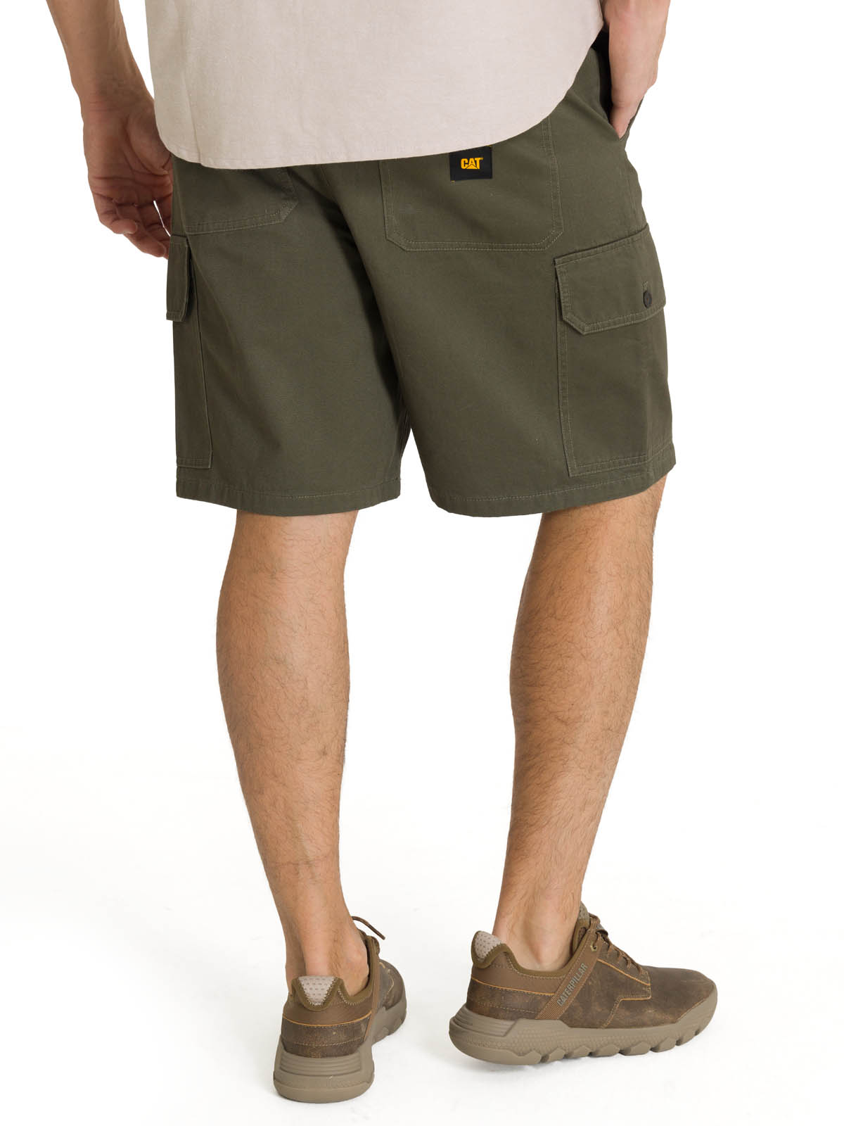 SHORT HOMBRE CARGO VERDE OLIVA CAT - 4