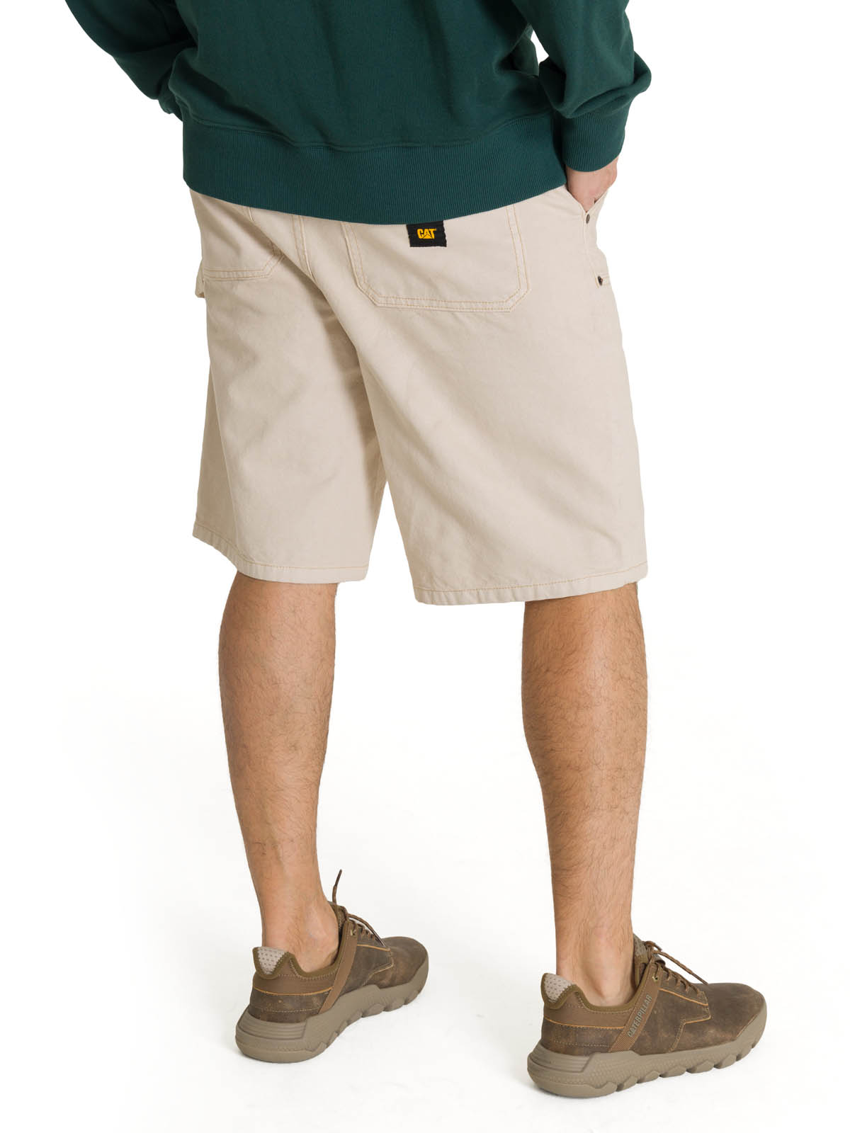 SHORT HOMBRE DOUBLE FRONT CARPENTER BEIGE CAT - 4