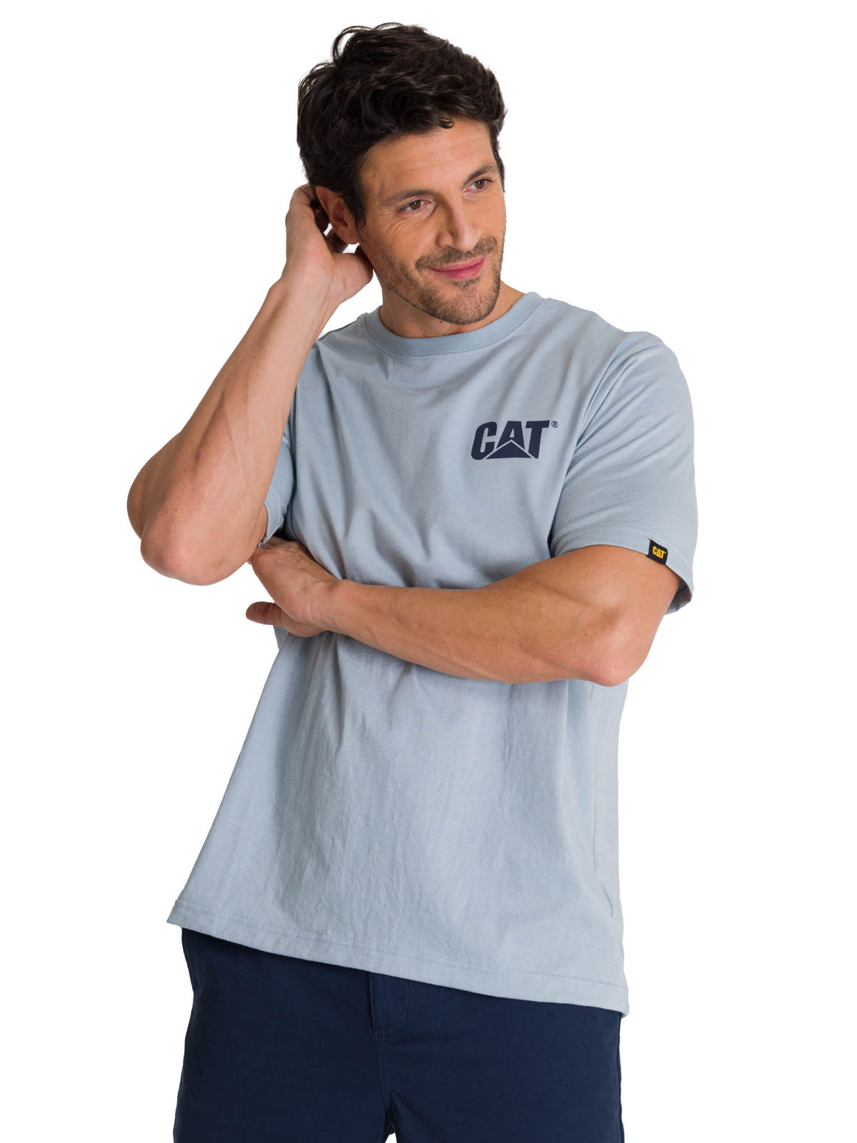 POLERA HOMBRE TRADEMARK CELESTE CAT - 4