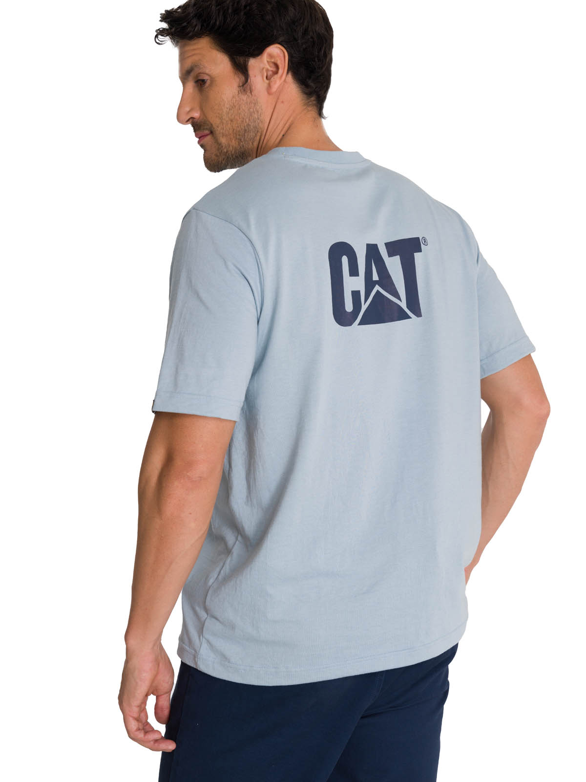 POLERA HOMBRE TRADEMARK CELESTE CAT - 5