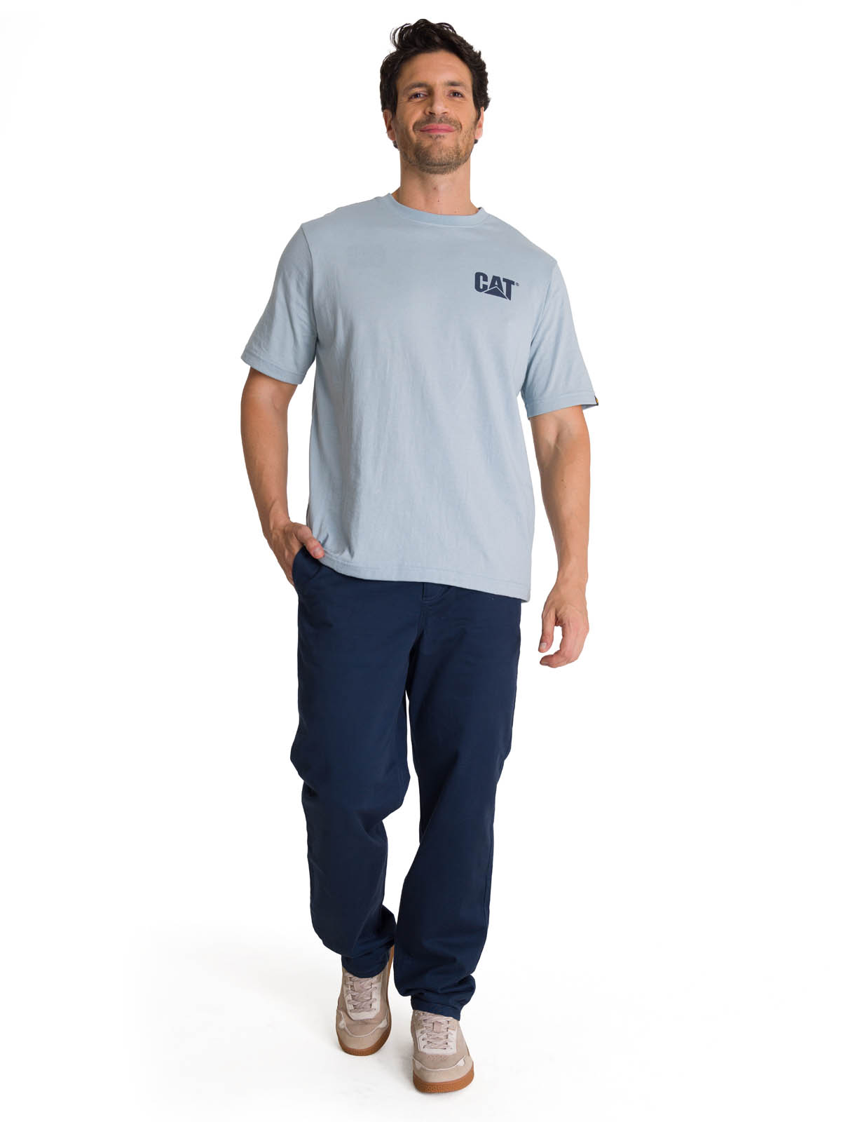 POLERA HOMBRE TRADEMARK CELESTE CAT - 8