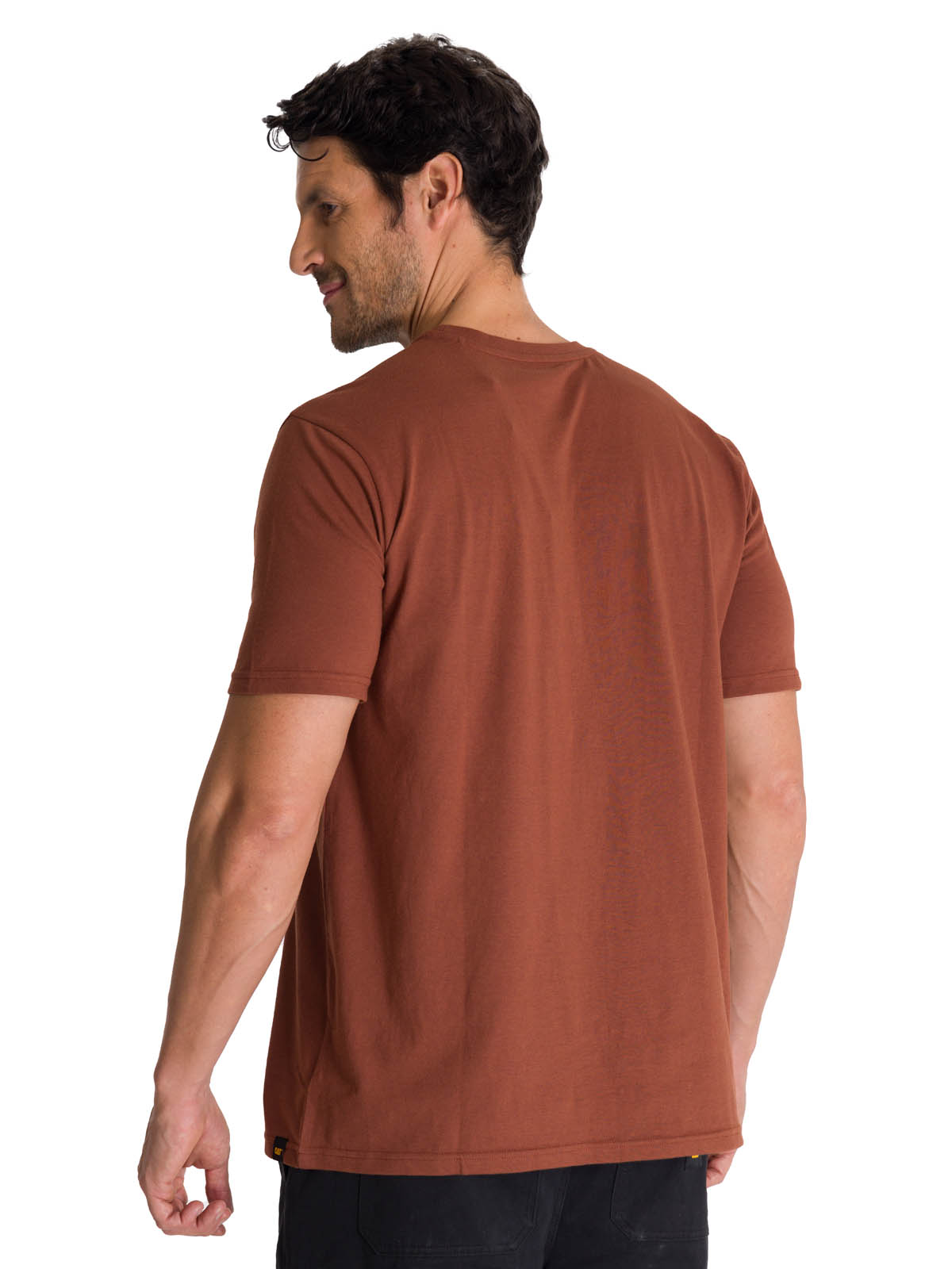 POLERA MANGA CORTA HOMBRE DISEÑO DO THE WORK ROJO CAT - 4