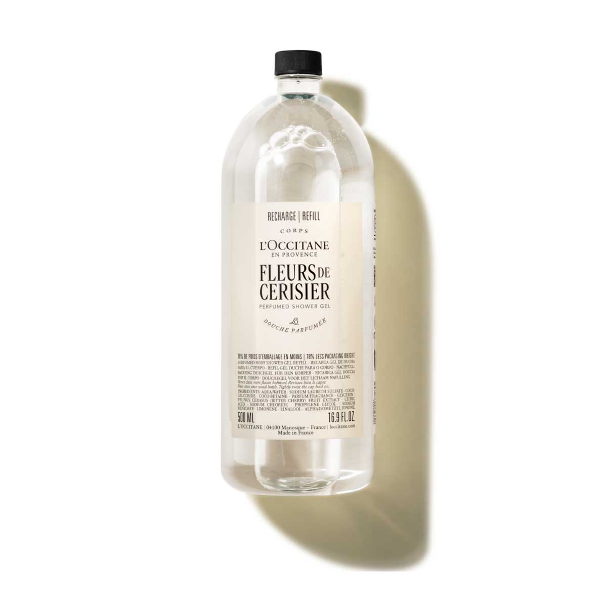 REFILL GEL DE DUCHA FLOR DE CEREZO 500 ML L'OCCITANE - 1