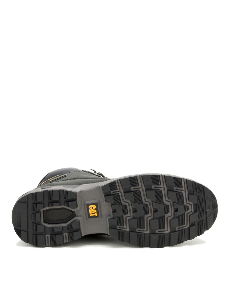 BOTIN DE CUERO PURSUE WP HOMBRE GRIS CAT - 8