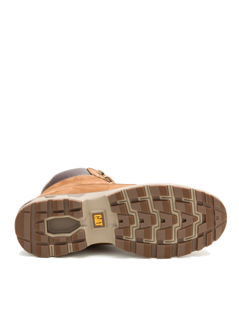 BOTIN DE CUERO PURSUE HOMBRE CAFE  CAT - 8