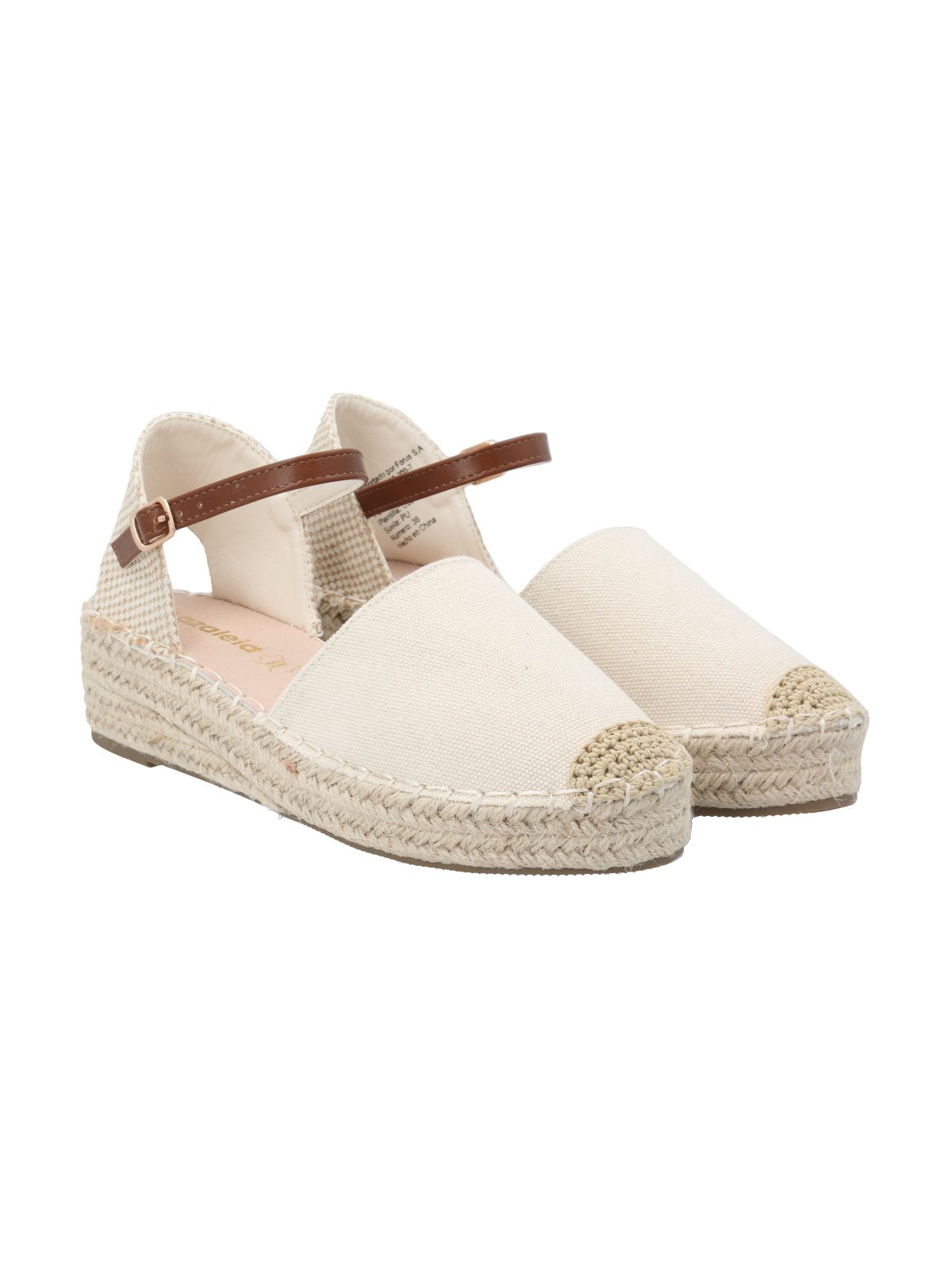 ALPARGATA MUJER FILIPA NATURAL AZALEIA - 9