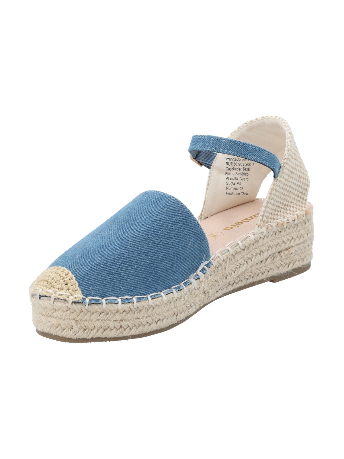 ALPARGATA MUJER FILIPA DENIM AZALEIA - 5