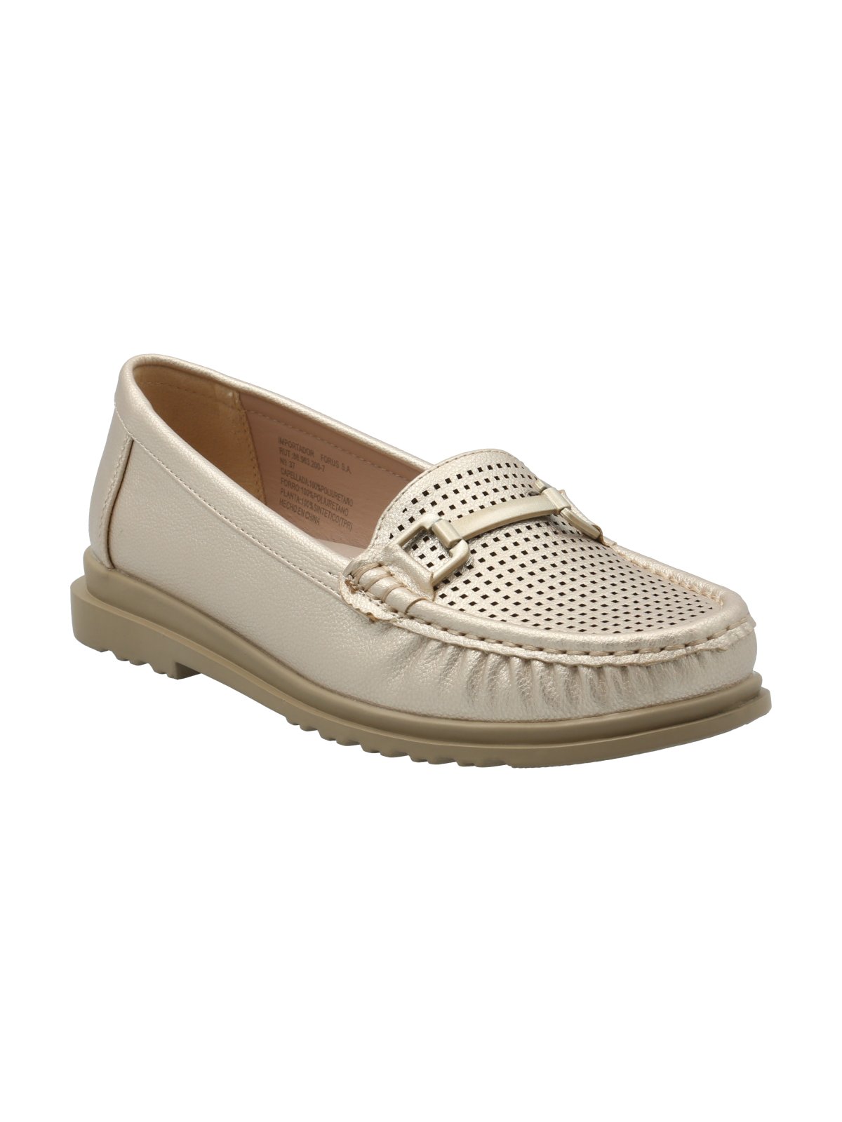 ZAPATO MUJER HILA DORADO AZALEIA - 1