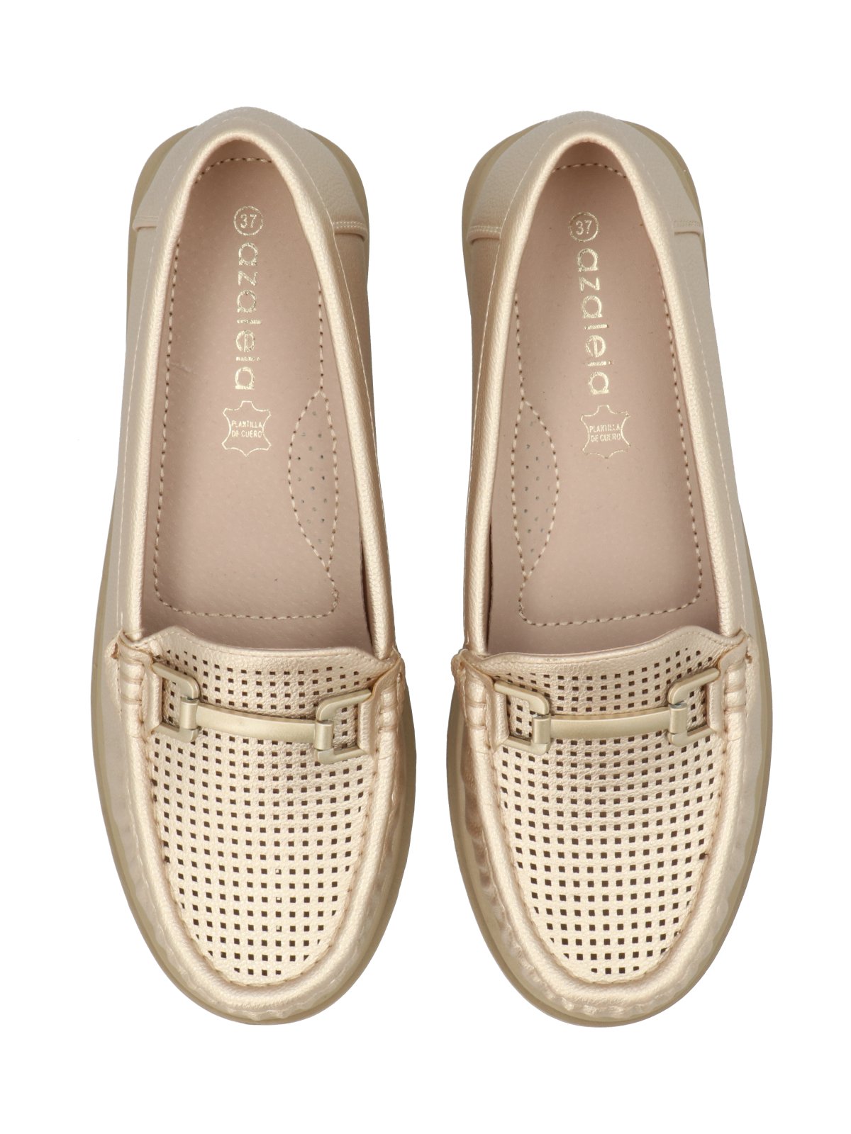 ZAPATO MUJER HILA DORADO AZALEIA - 8