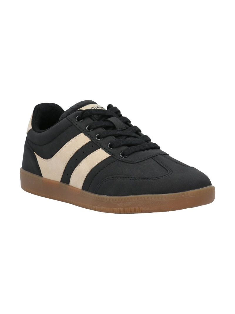 ZAPATILLA MUJER GERA NEGRO BEIGE AZALEIA - 1